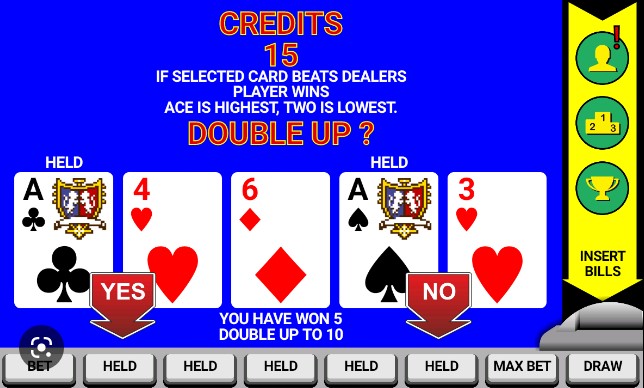 video poker double